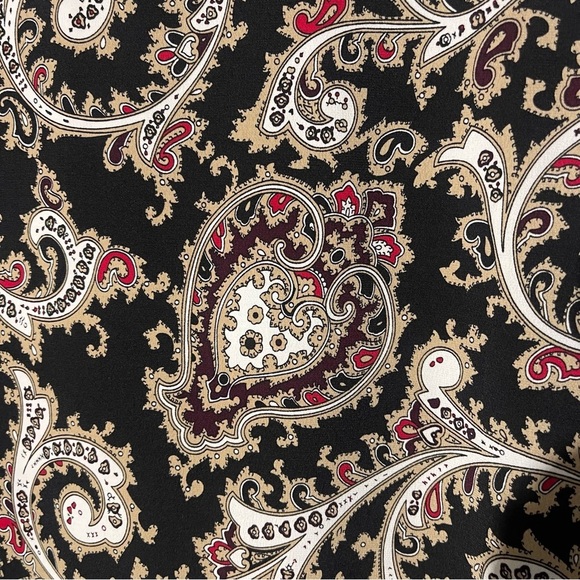 NWT White House Black Market Paisley Dress, Size XXS - Picture 3 of 10